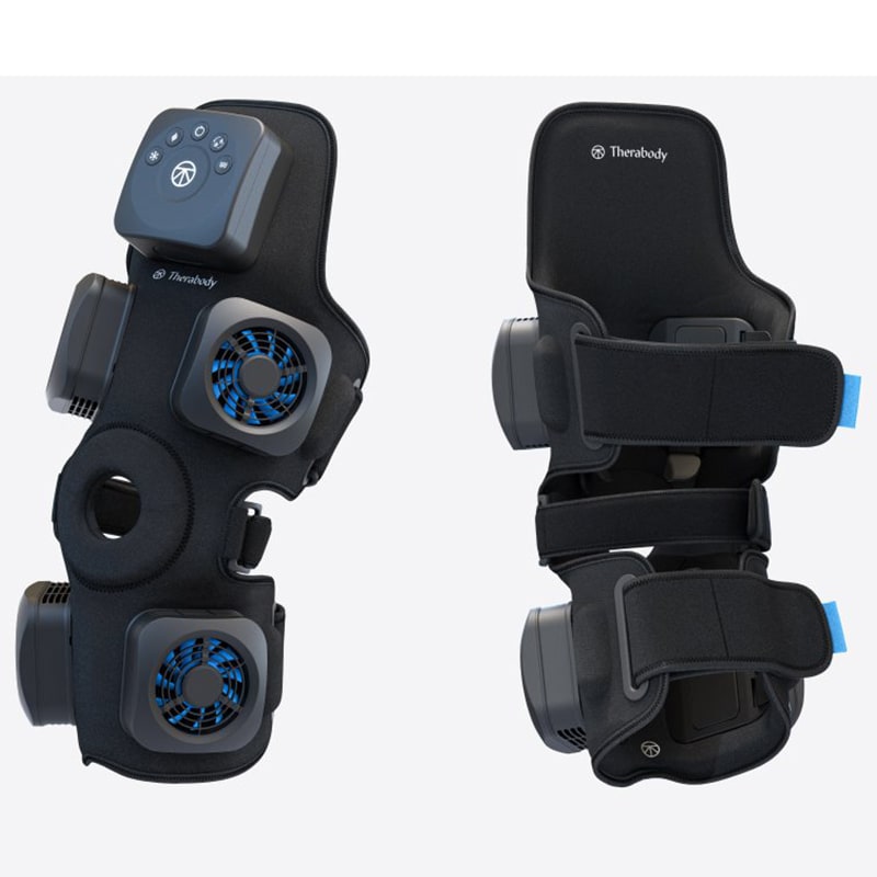 Therabody RecoveryTherm Knee Hot & Cold Wrap - Black, , hires