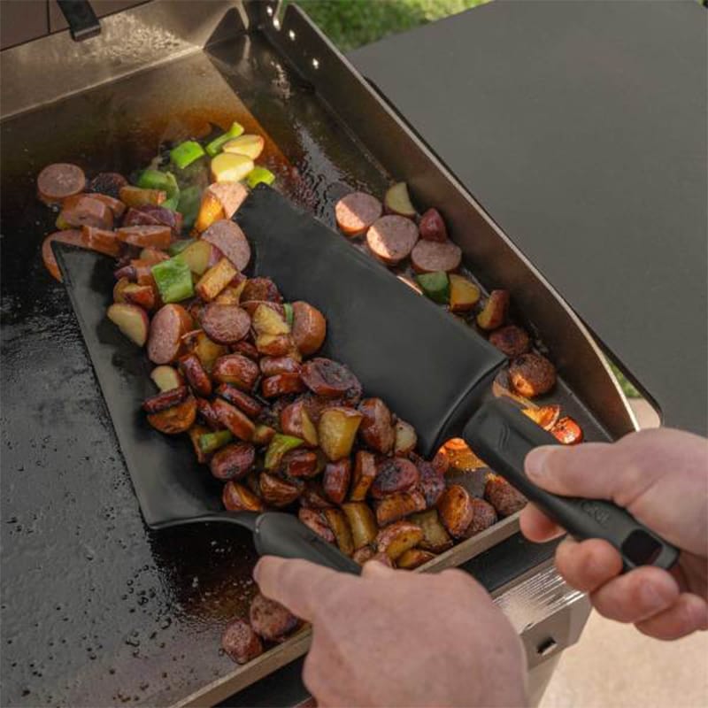 Blackstone Omnivore Limited Edition 28 in. 2-Burner Liquid Propane Gas Flat Top Griddle with Side Tables and 524 sq. in. Cooking Surface - Black, , hires