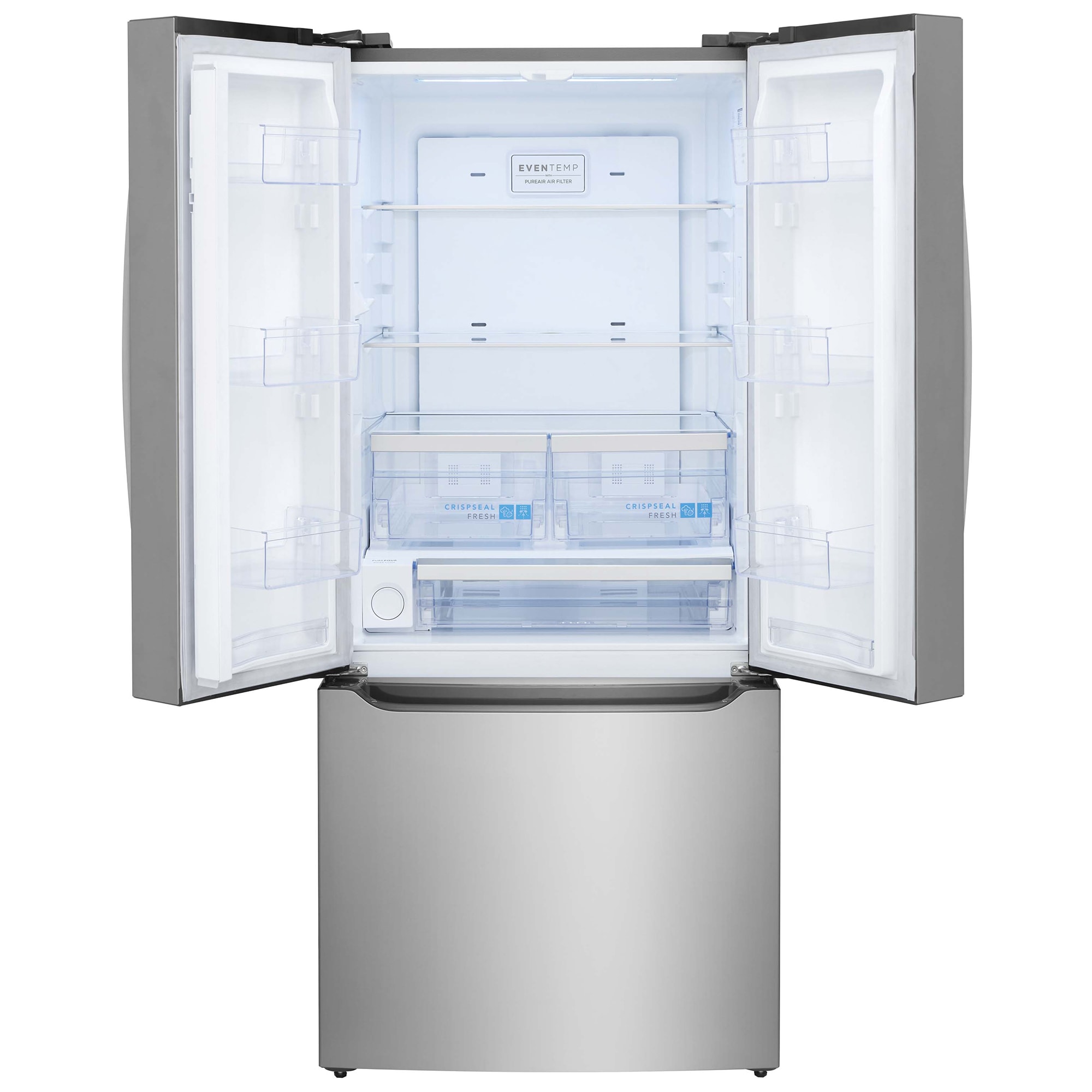 Frigidaire Gallery 30 in. 20 cu. ft. French Door Refrigerator with Internal Water Dispenser - Stainless Steel, , hires