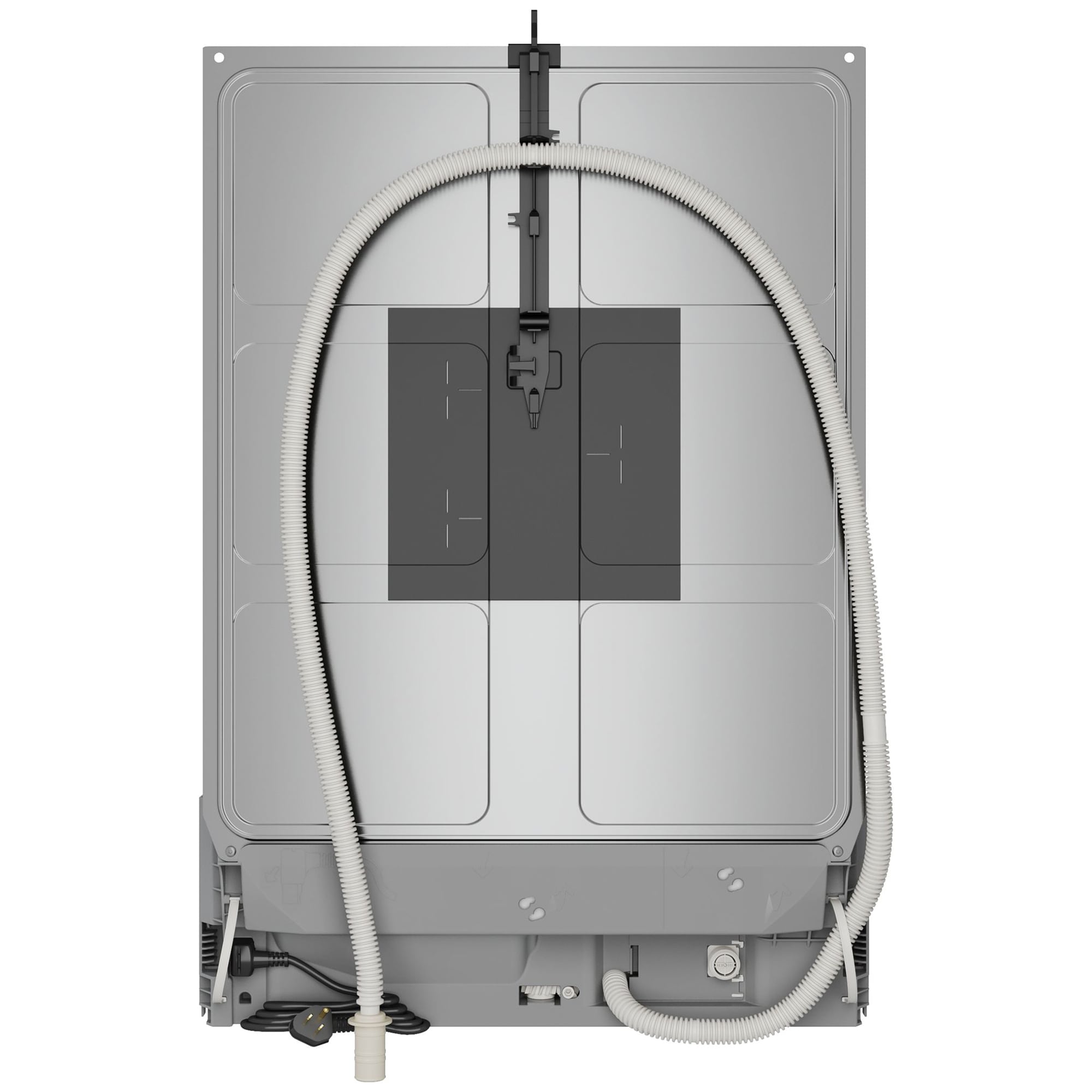 Bosch 300 Series 24 in. Front Control Smart Dishwasher with 48 dBA Sound Level, 3rd Rack, PureDry & Pocket Handle - White, White, hires