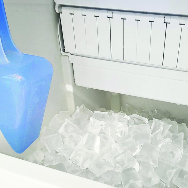XO 15 in. Built-In Undercounter Outdoor Ice Maker with 27 lb. Ice Storage - Stainless Steel, Stainless Steel, hires