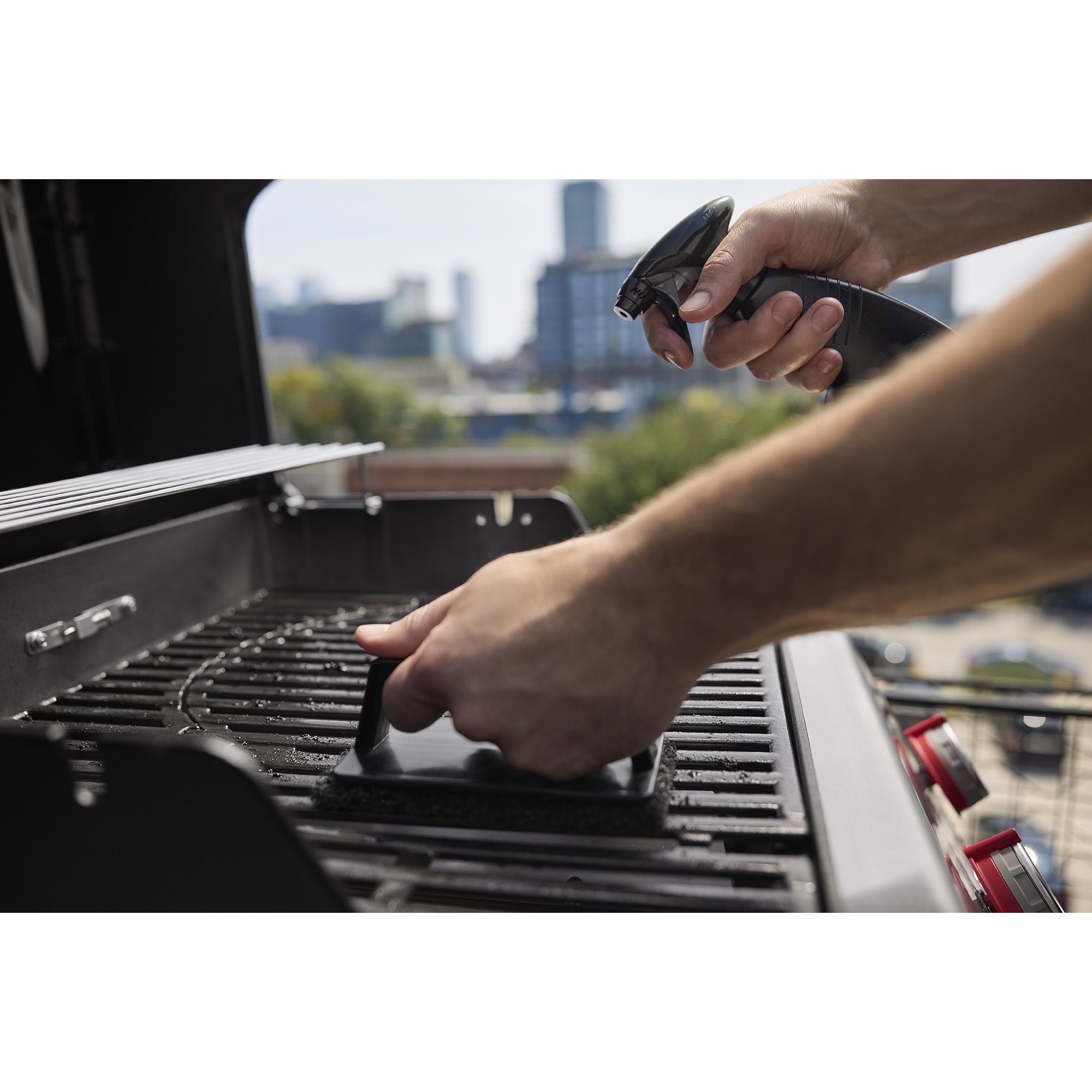 Weber Spirit E-425 4-Burner LP Gas Grill with Snap Jet Ignition System & Sear Burner - Black, , hires