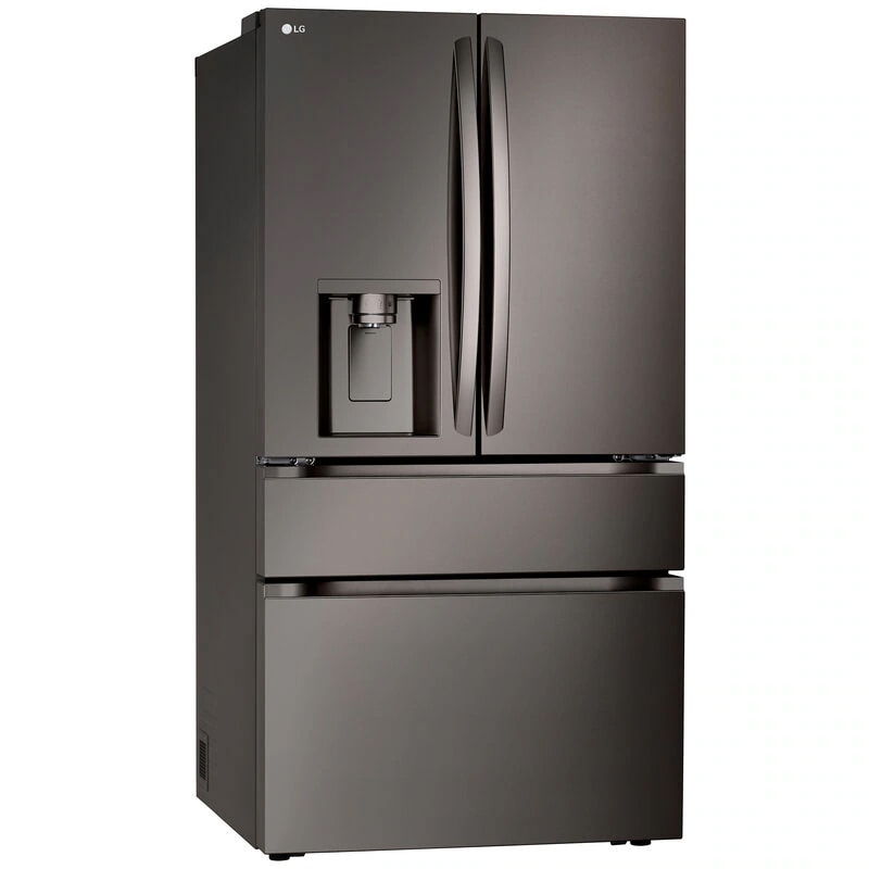 LG 36 in. 28.6 cu. ft. Smart 4-Door French Door Refrigerator with Ice & Water Dispenser - PrintProof Black Stainless Steel, PrintProof Black Stainless Steel, hires
