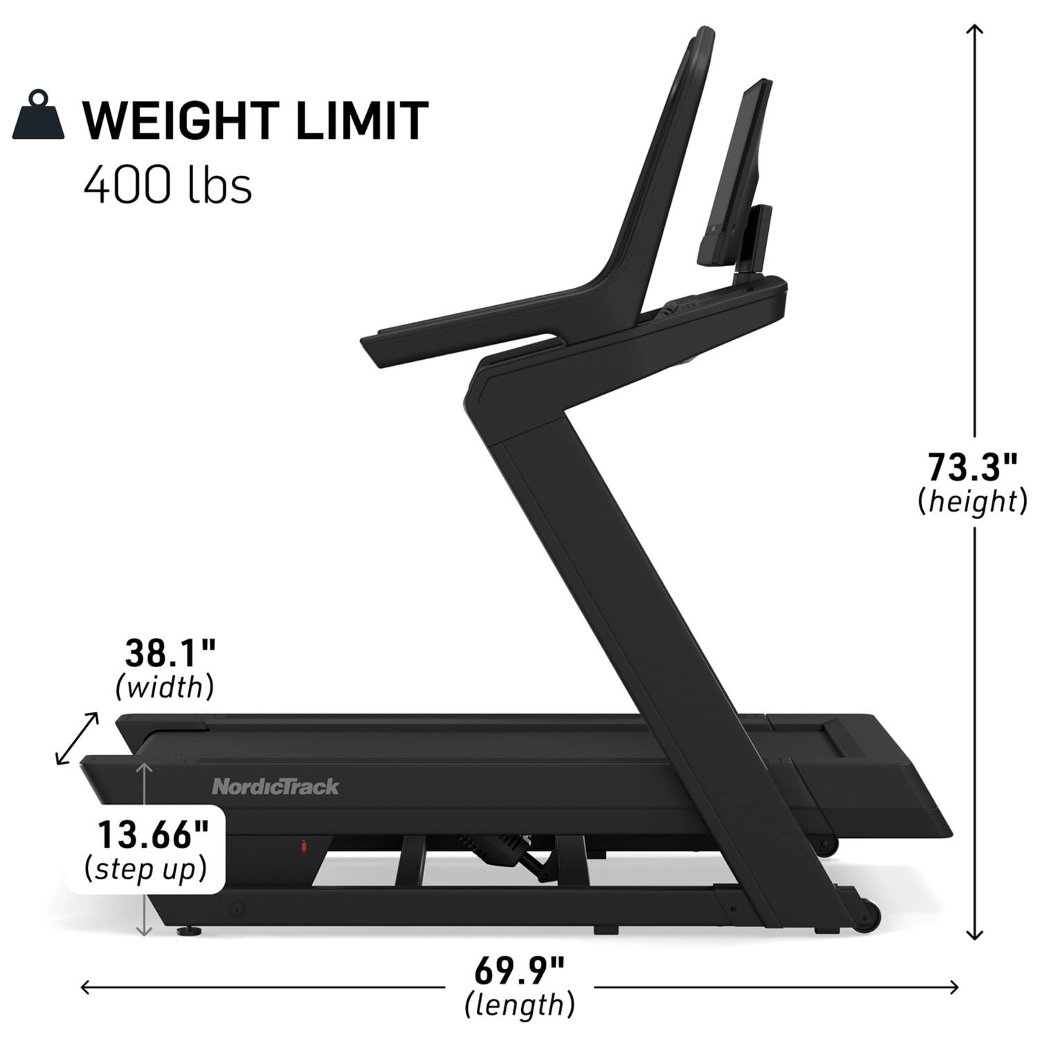Nordictrack X24 Treadmill, , hires