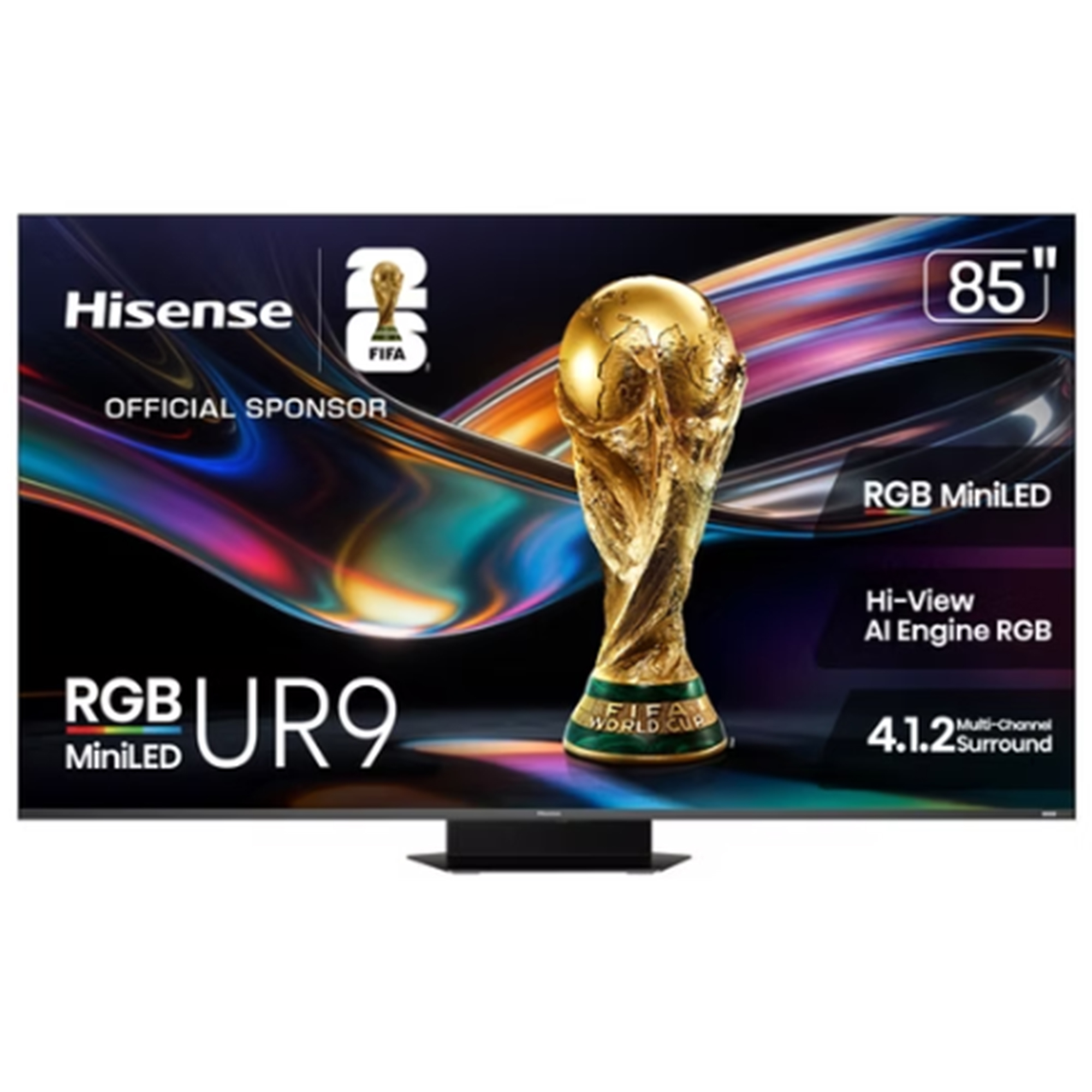 Hisense - 85" Class UR9 Series RGB Mini LED 4K UHD Smart Google TV, 85 Inch TVs | 85UR9SG | P.C. Richard & Son