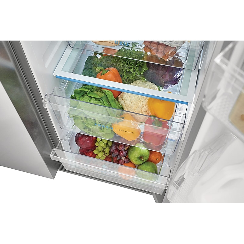 Frigidaire 36 in. 22.3 cu. ft. Counter Depth Side by Side Refrigerator with Ice & Water Dispenser - Stainless Steel, , hires