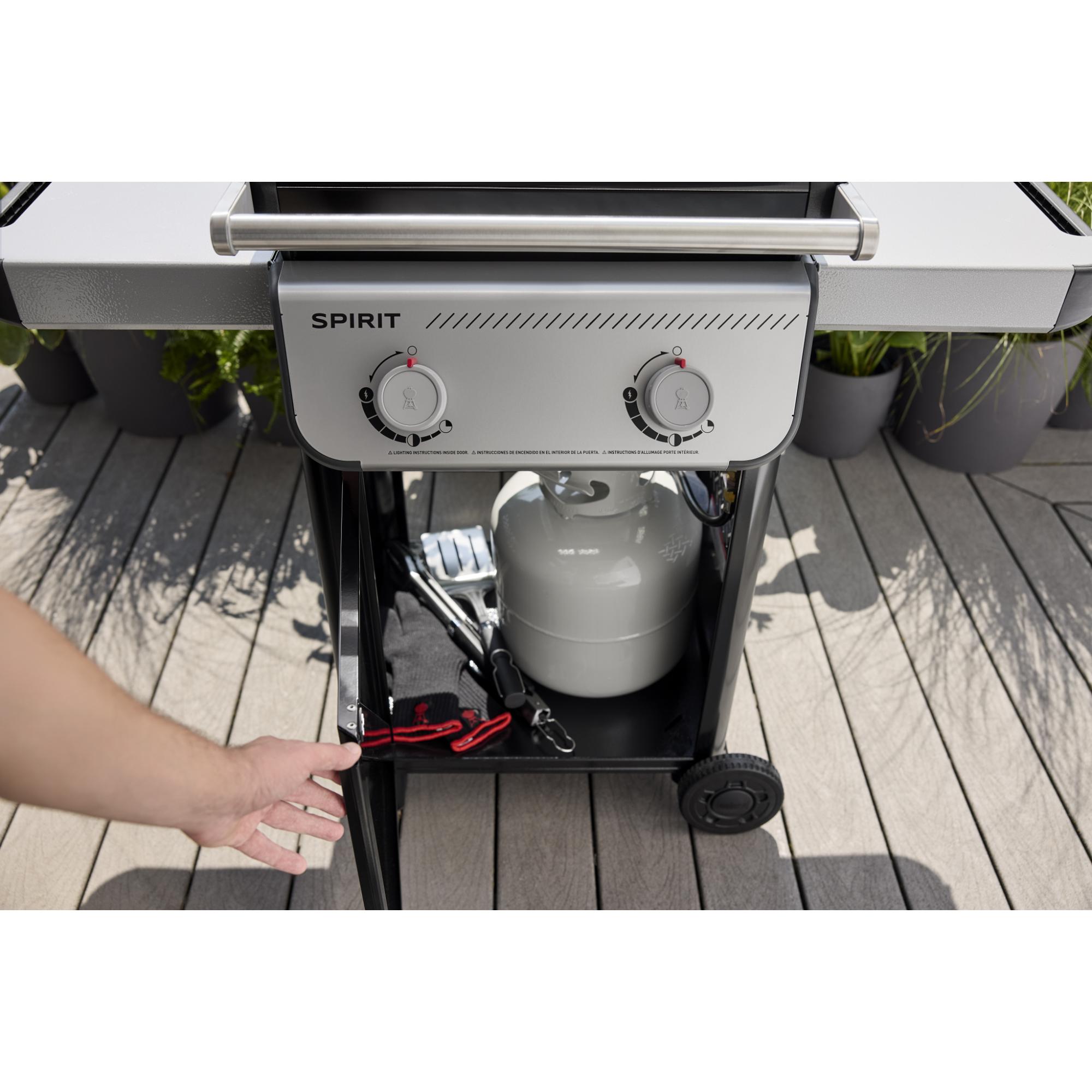 Weber Spirit E-210 2-Burner LP Gas Grill with Snap Jet Ignition System - Black, , hires