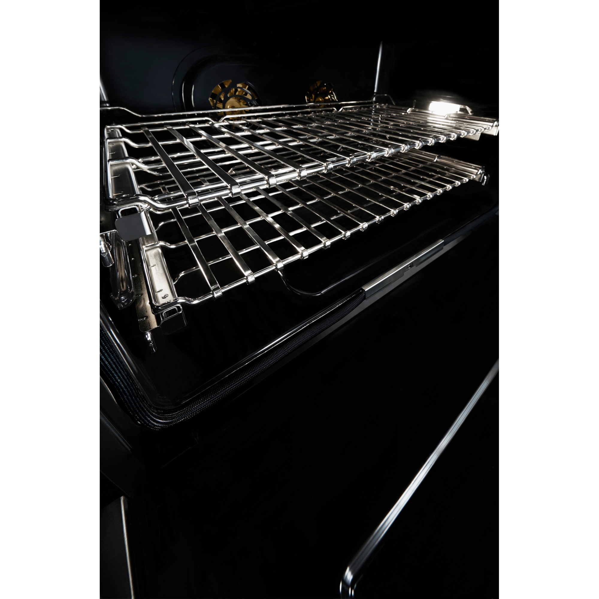 JennAir Noir Series 36 in. 5.1 cu. ft. Smart True European Convection Dual Fuel Range with 4 Sealed Burners & Grill - Stainless Steel, , hires