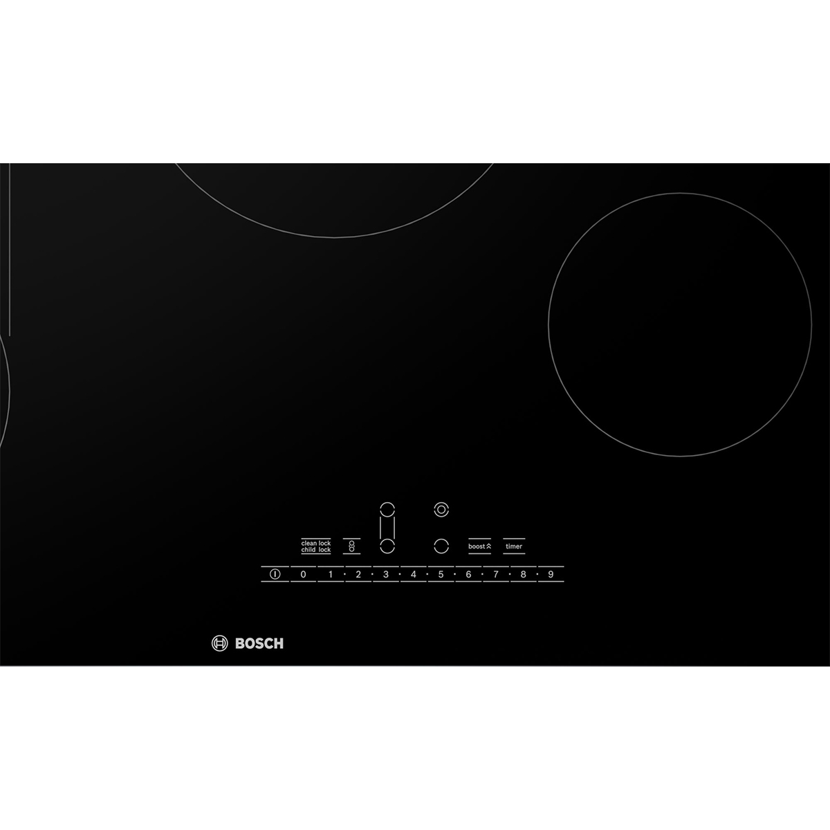 Bosch 800 Series 30 in. 4-Burner Electric Cooktop with Simmer Burner ...
