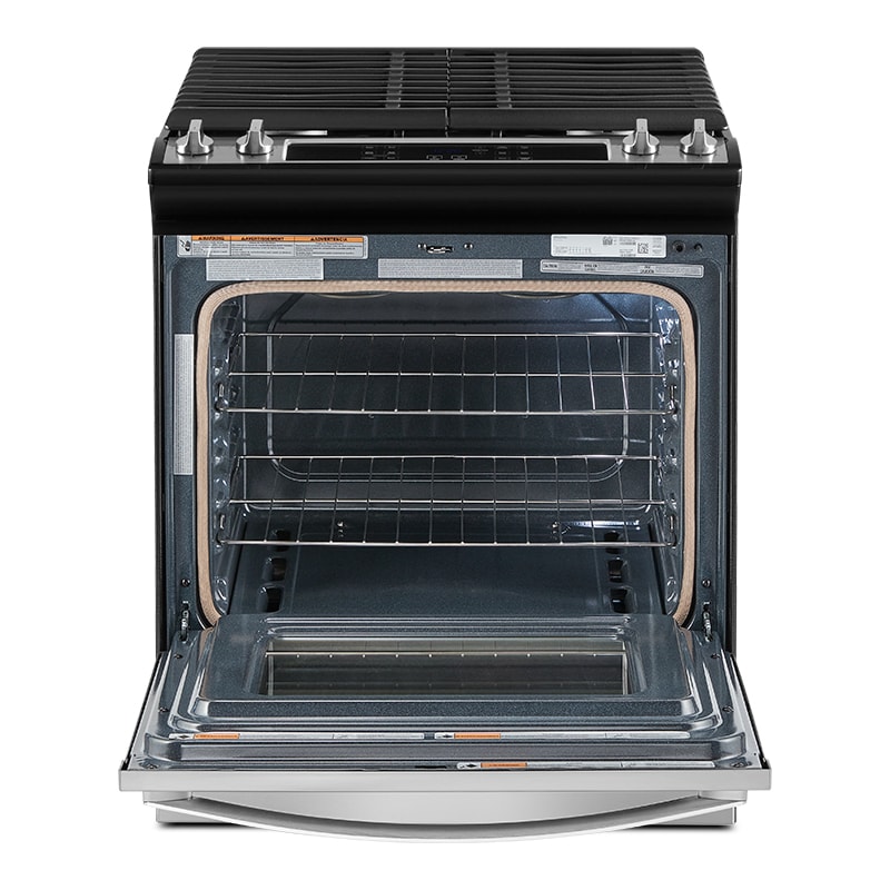 Whirlpool 30 in. 5 cu. ft. Slide-In Gas Range with 4 Sealed Burners - Stainless Steel, Stainless Steel, hires