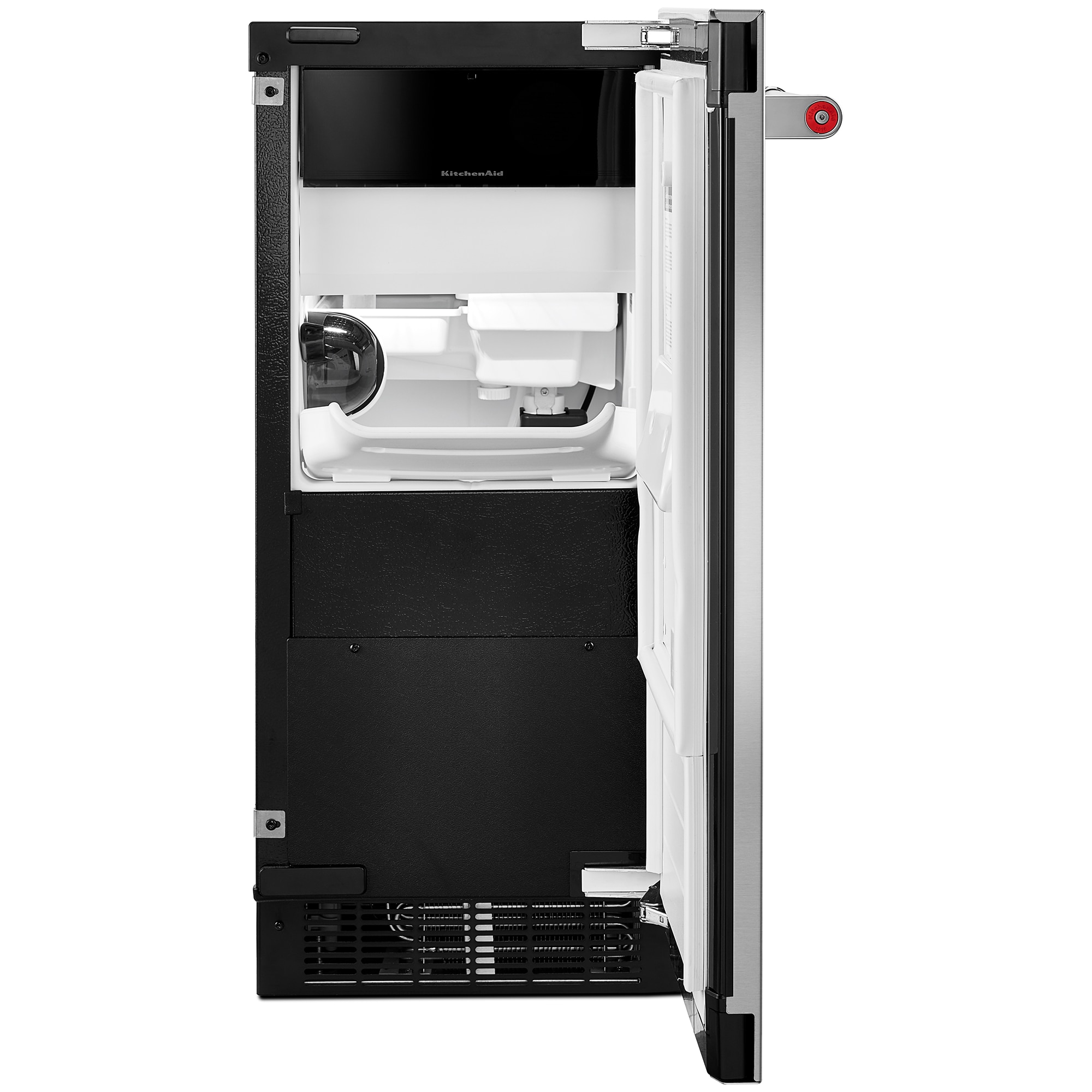 KitchenAid 15 in. Built-In Ice Maker with 25 Lbs. Ice Storage Capacity ...