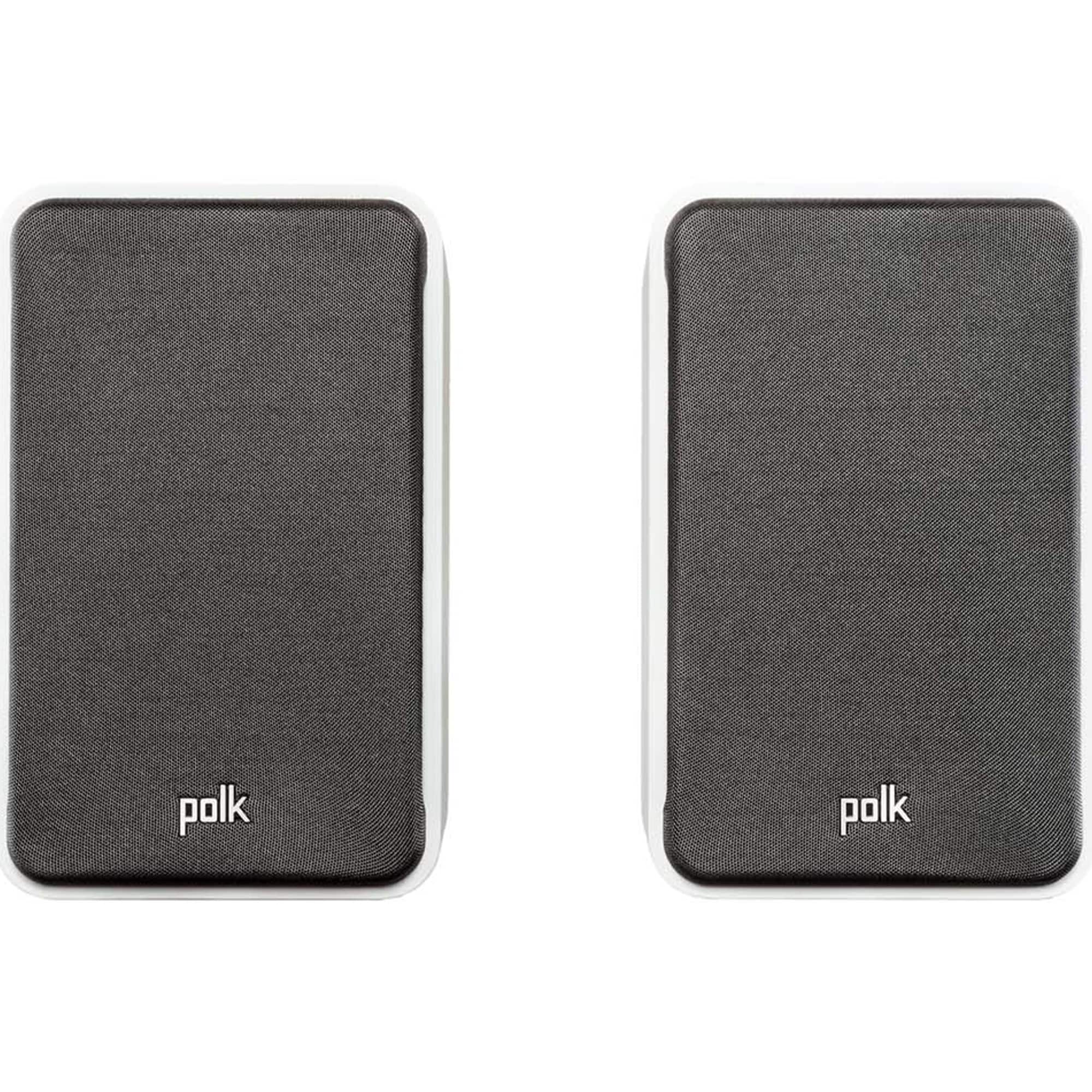 Polk Signature Elite ES15 High-Quality Compact Bookshelf Speakers (Pair) - White, White, hires