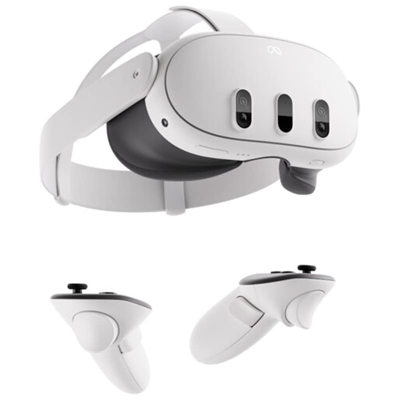 Meta Quest 3 512GB Virtual Reality Headset - Batman: Arkham Shadow & a 3-month Trial of Meta Quest+ Included - White, , hires