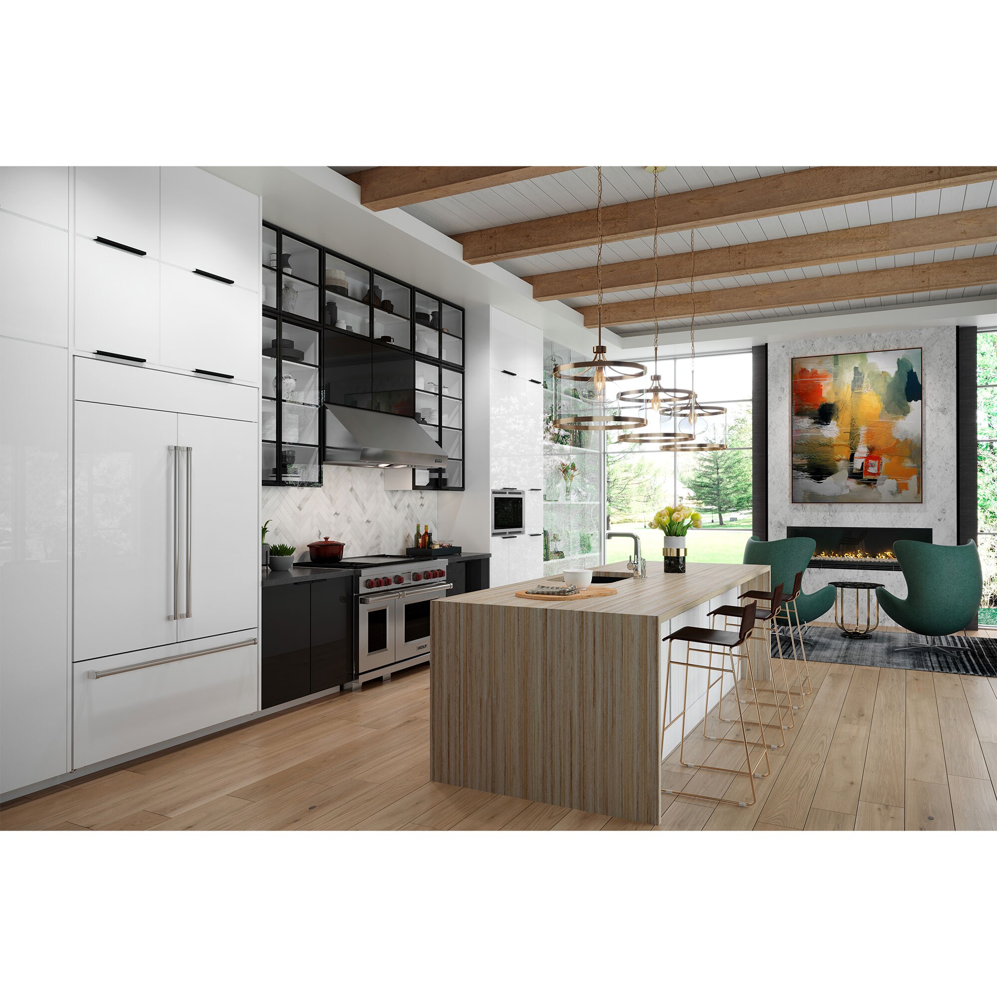 Sub-Zero 48 in. 28.9 cu. ft. Built-In Smart Counter Depth French Door Refrigerator with Internal Water Dispenser - Custom Panel Ready, , hires