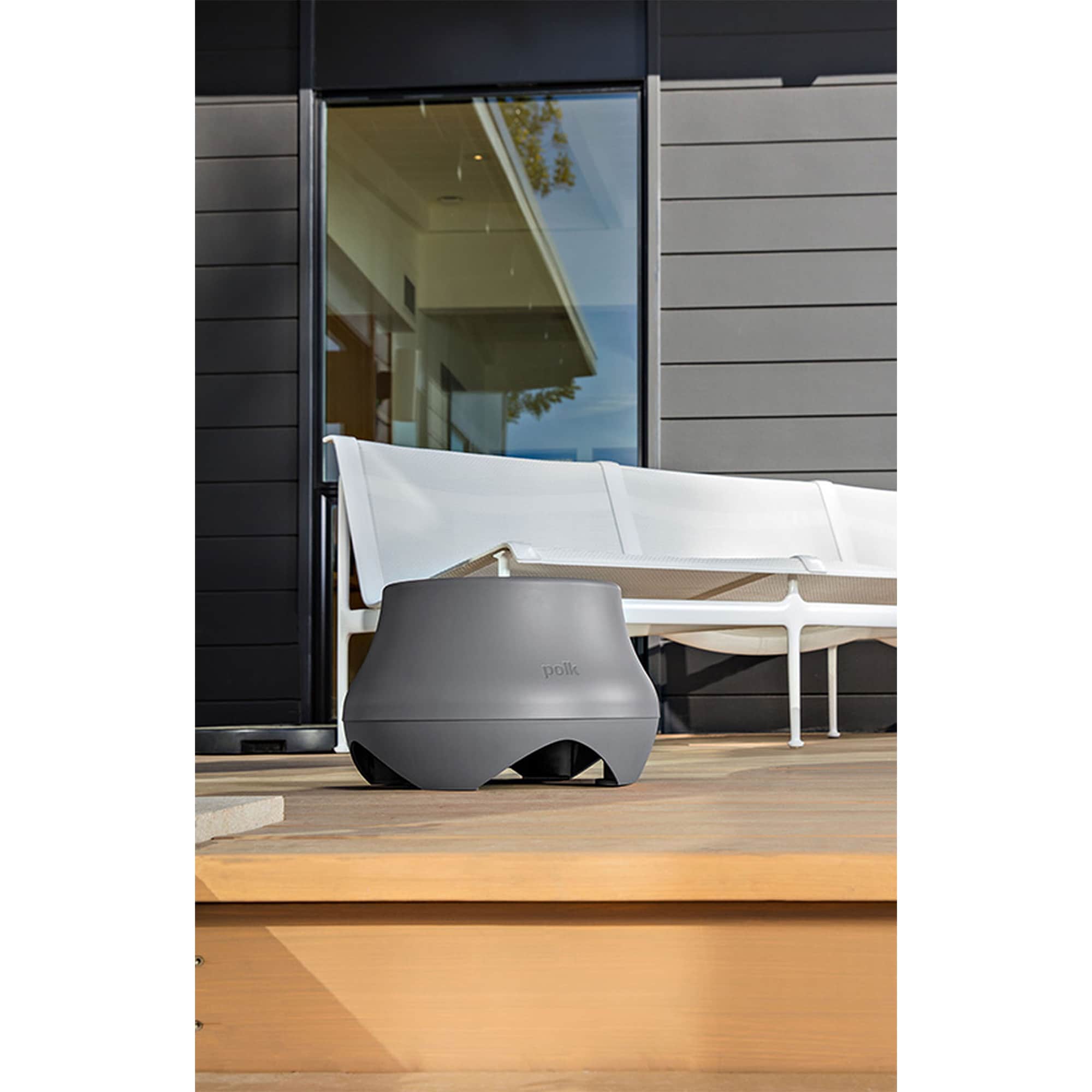 Polk Atrium Sub100 Outdoor 10" Subwoofer - Gray, Gray, hires