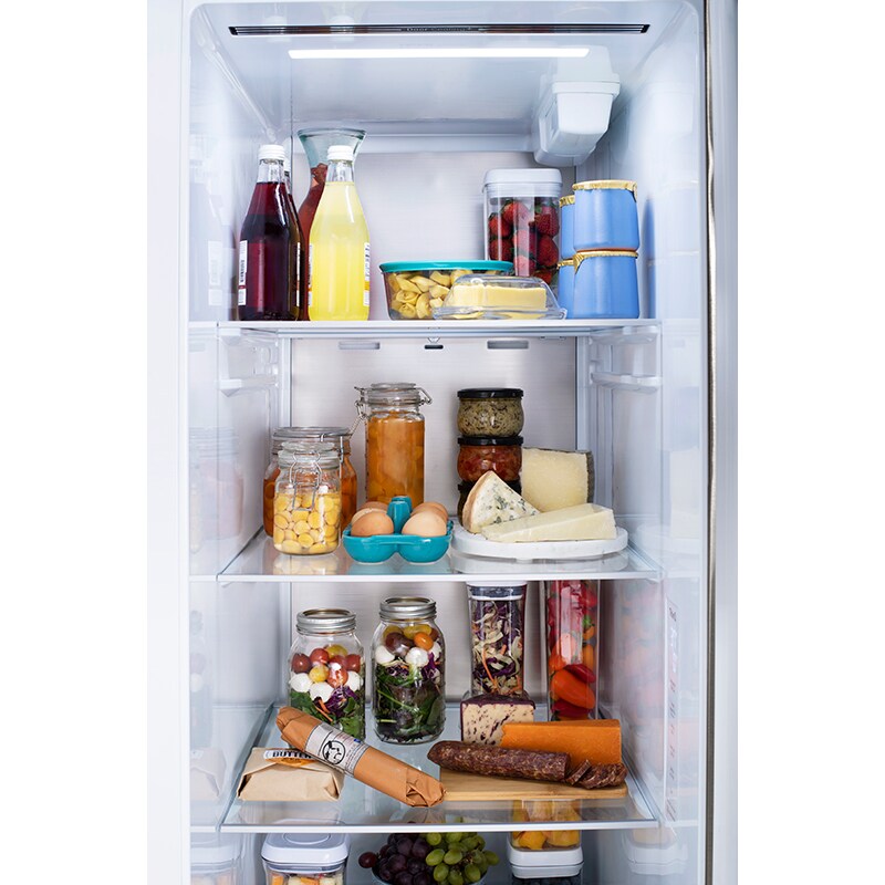 LG InstaView36 in. 27.1 cu. ft. Smart Side by Side Refrigerator with Ice & Water Dispenser - PrintProof Stainless Steel, PrintProof Stainless Steel, hires