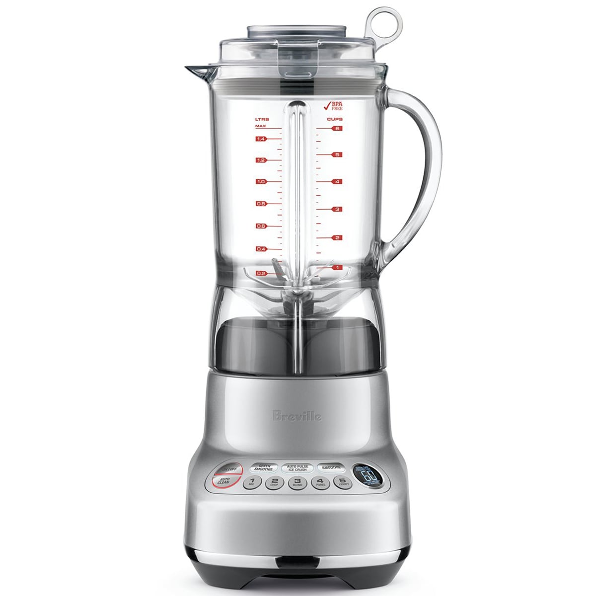 Breville Fresh & Furious 50 Oz. 5-Speed Countertop Blender with Tritan Jar - Silver, , hires