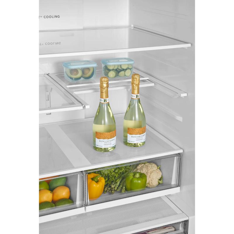 Midea 36 in. 31.7 cu. ft. Smart Garage-Ready French Door Refrigerator with Internal Water Dispenser - Stainless Steel, , hires