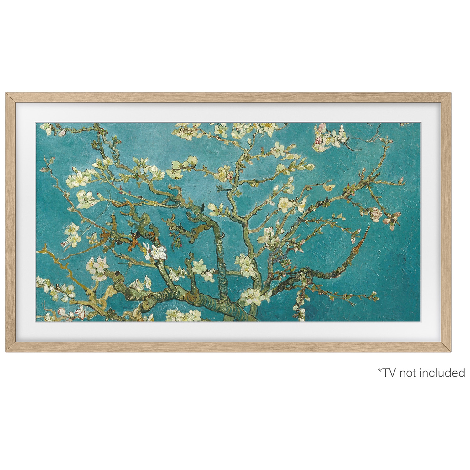 Samsung 32" The Frame Customizable Bezel Compatible with Samsung 2021-2024 The Frame TVs- Teak, , hires