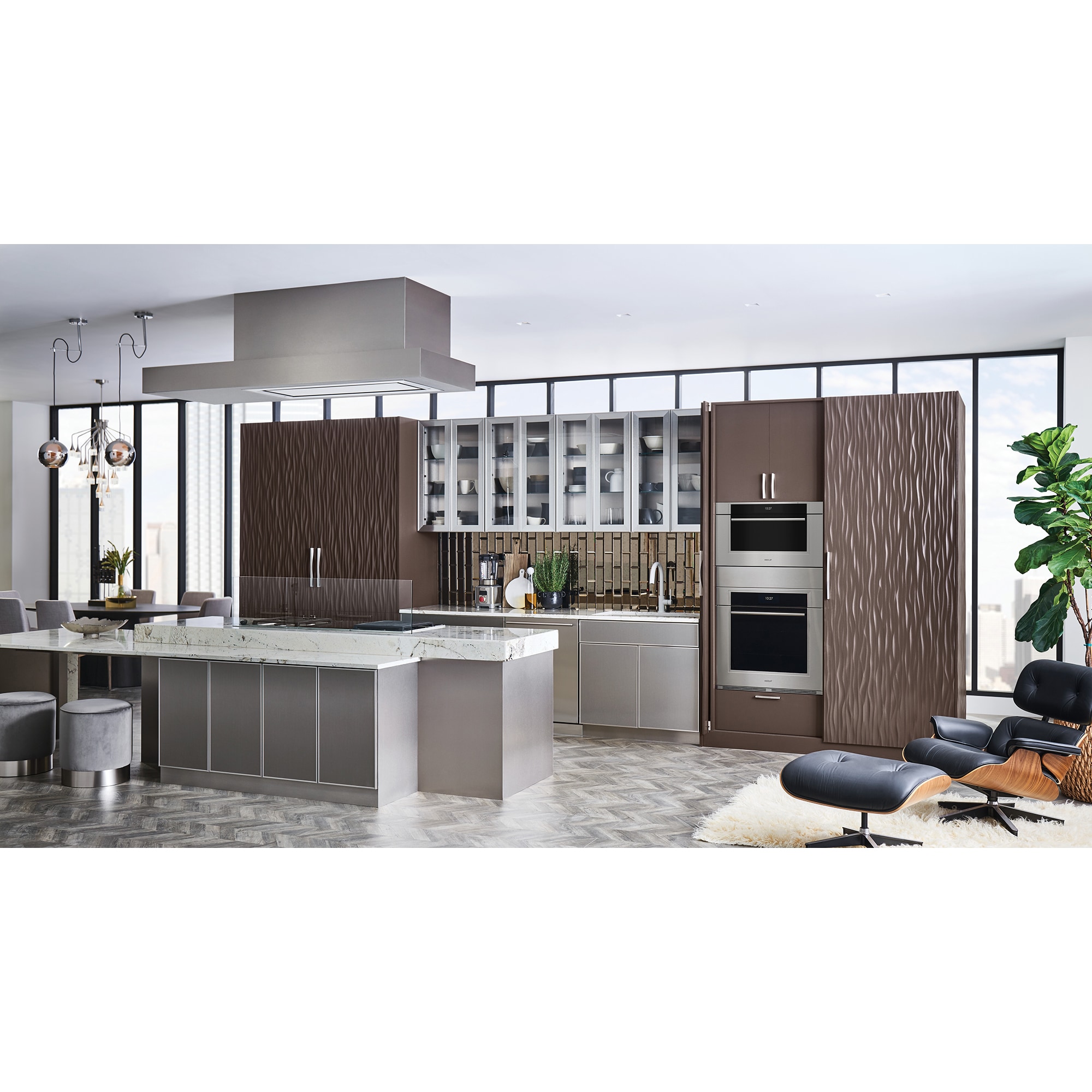 Sub-Zero Designer Series 30 in. Built-In 15.6 cu. ft. Left- Hinged Smart Counter Depth Bottom Freezer Refrigerator with Internal Filtered Water Dispenser - Custom Panel Ready, , hires