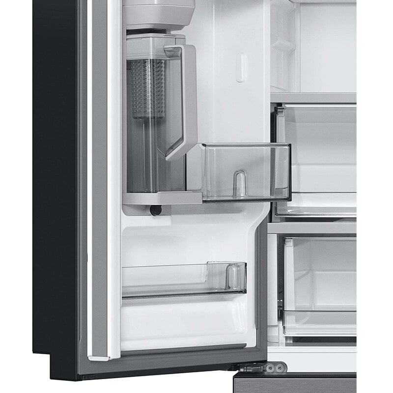 Samsung Bespoke 36 in. 24 cu. ft. Smart Counter Depth French Door Refrigerator with Internal Water AutoFill Pitcher - Stainless Steel, Stainless Steel, hires