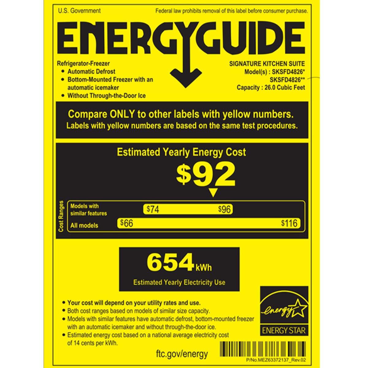 Signature Kitchen Suite 48 in. 26.0 cu. ft. Built-In Smart Counter Depth 6-Door French Door Refrigerator with Internal Water Dispenser - Stainless Steel, , hires