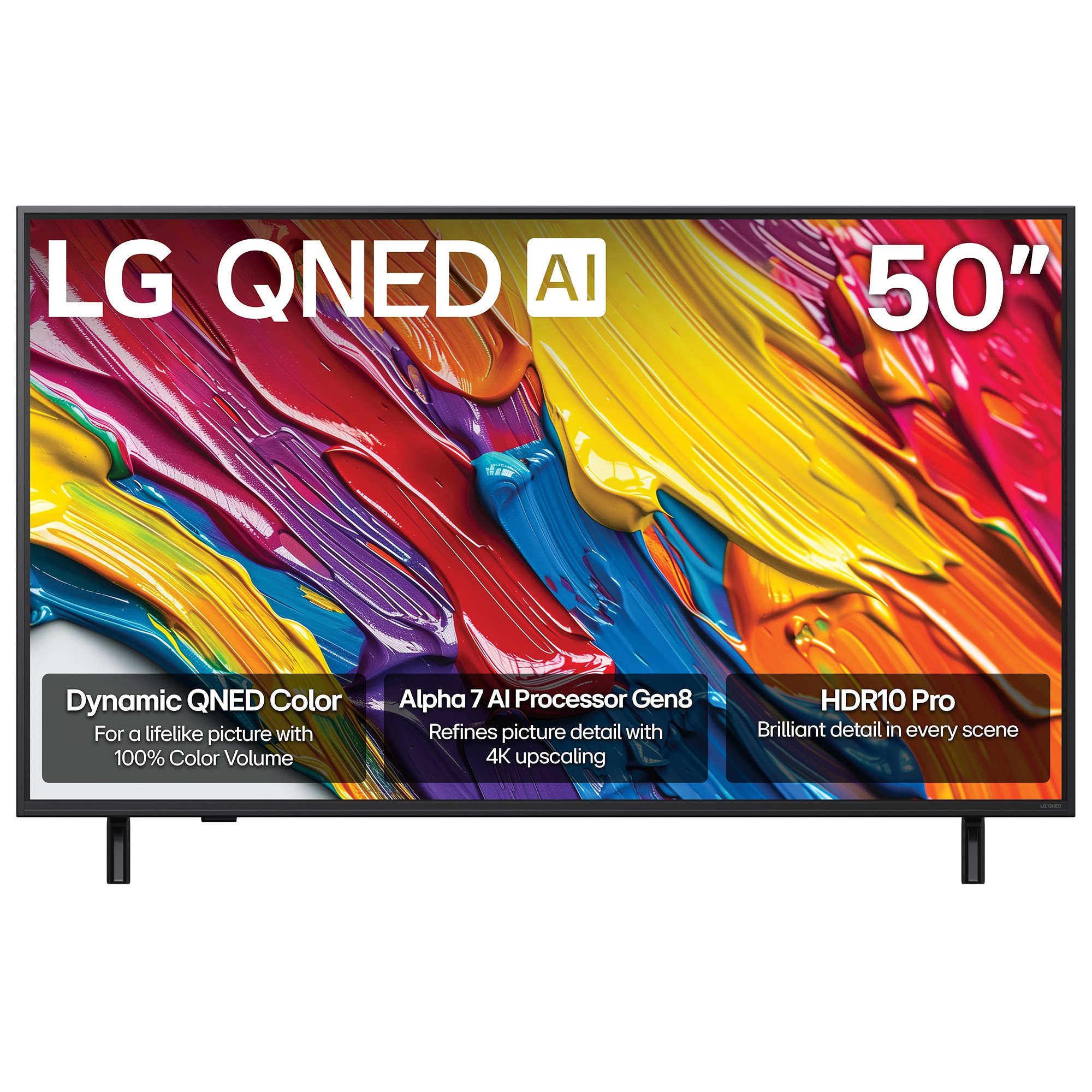 LG - 50" Class QNED82A Series QNED 4K UHD Smart webOS TV, , hires