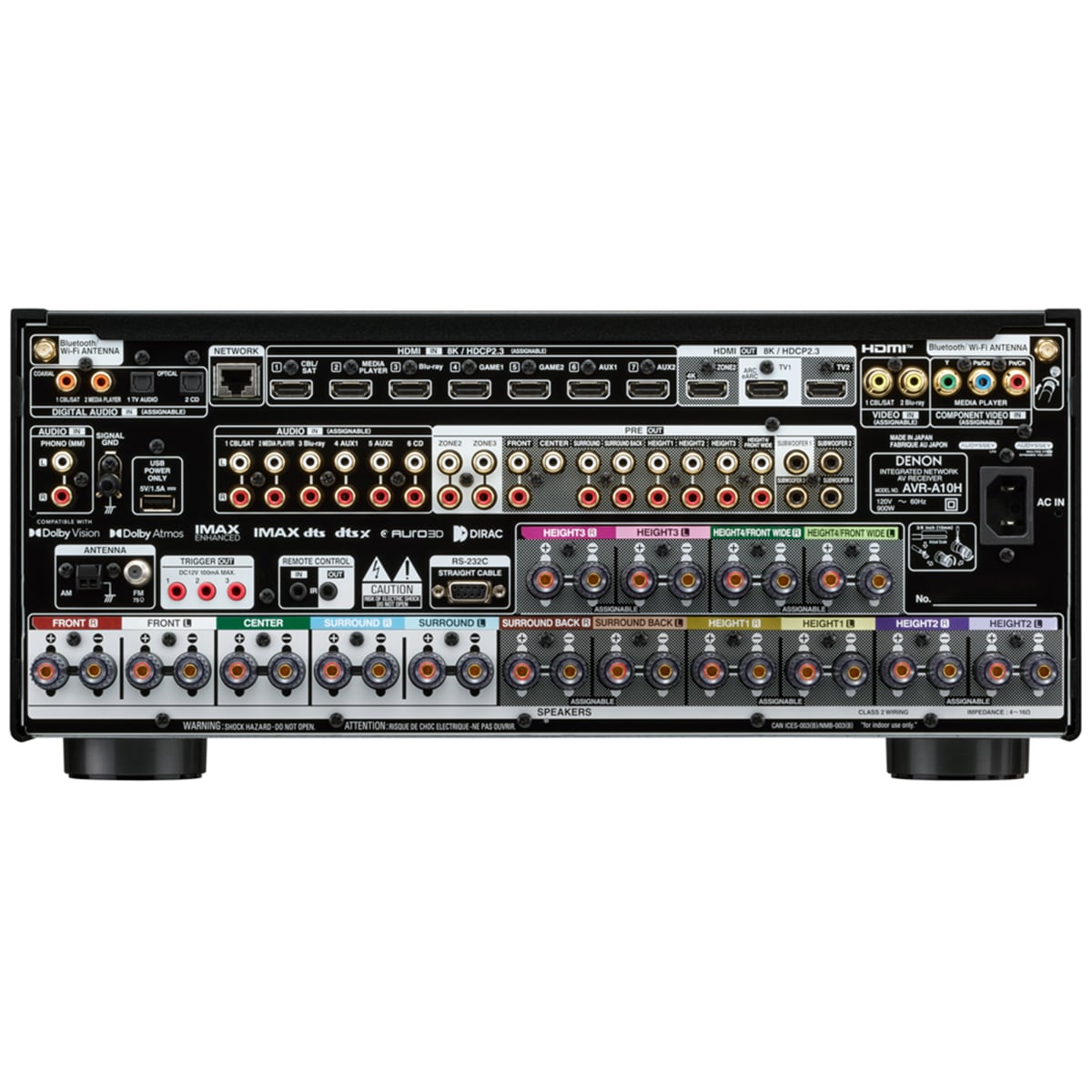 Denon 13.4 Ch 150W 8K AV Receiver with HEOS Built-in, , hires