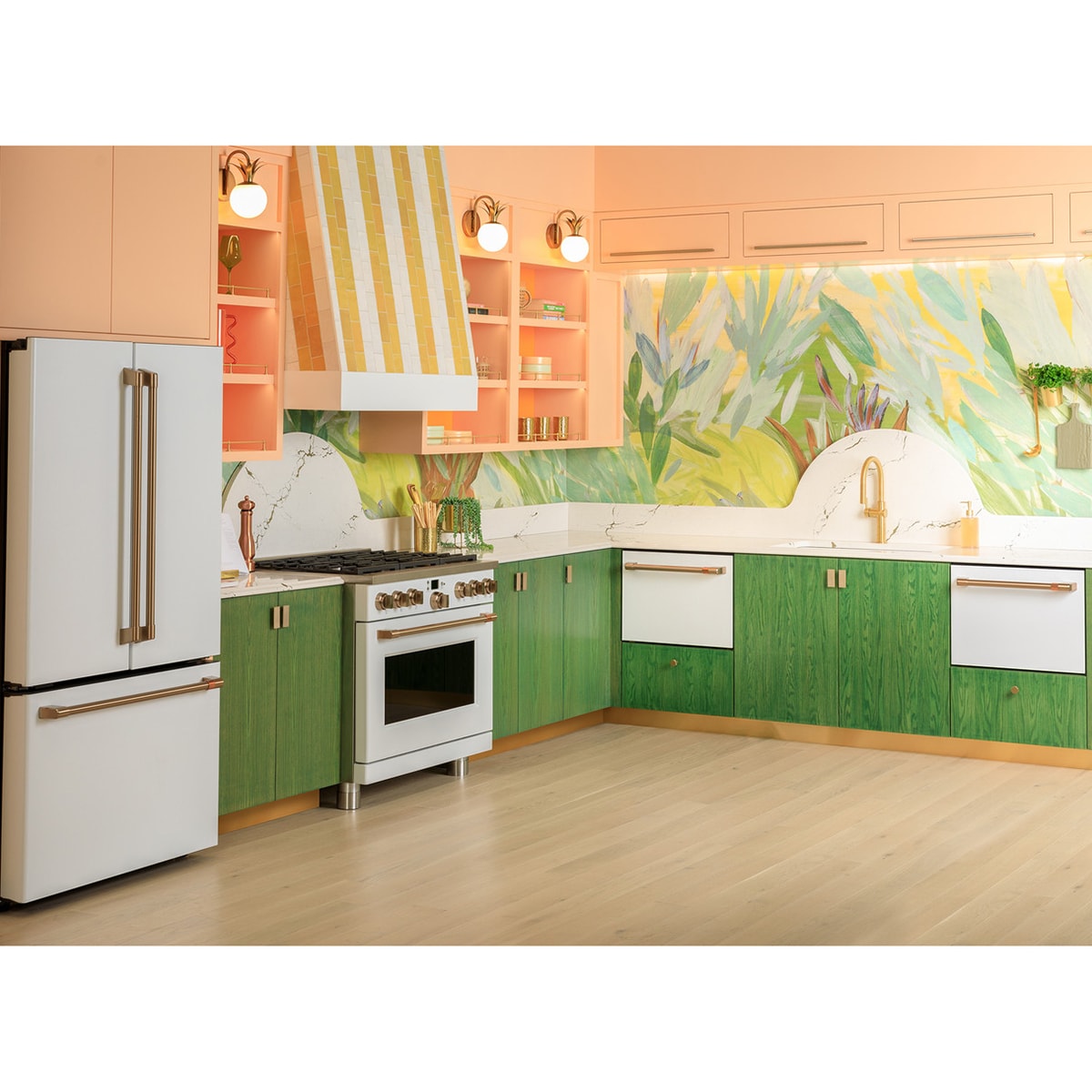 Cafe 24 in. Smart Dishwasher with Top Control & 45 dBa Sound Level - Matte White, , hires