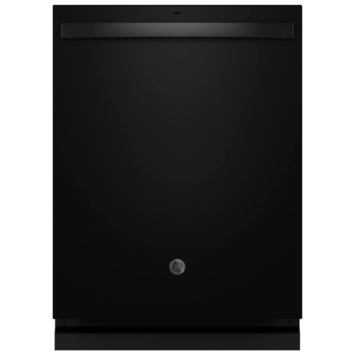 GE 24 in. Top Control Flush-Mount Dishwasher with 45 dBa Sound Level, 3rd-Rack & Dry Boost - Black Slate, Black Slate, hires