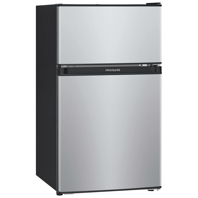 Frigidaire 19 in. 3.1 cu. ft. Mini Fridge with Top Freezer - Silver Mist, , hires