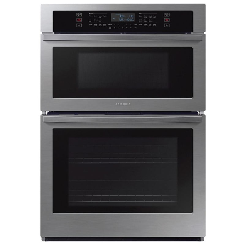 Samsung 30 in. 7 cu. ft. Smart Electric Microwave/Wall Oven Combo with Sensor Cooking - Stainless Steel, Stainless Steel, hires