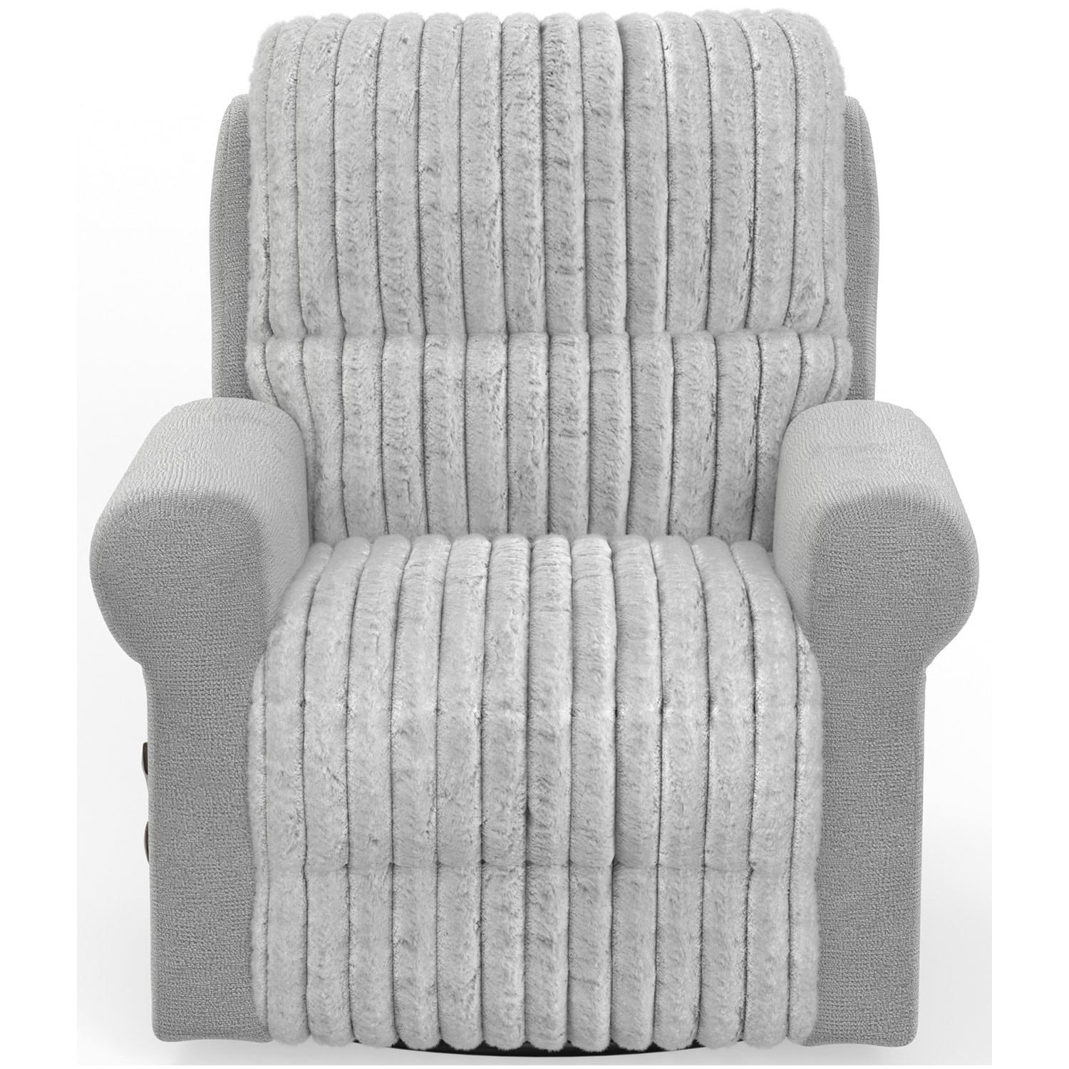 Catnapper Foxy Swivel Glider Recliner - Nickel, , hires