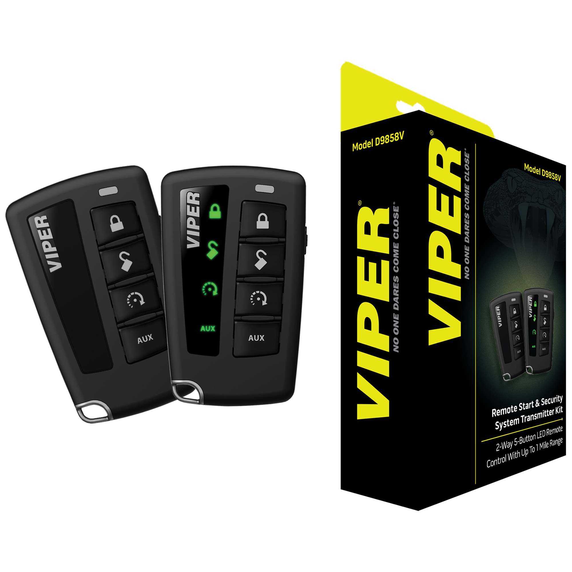 Viper Five-Button 2-Way LED RF Kit Up To 1 Mile Range, , hires