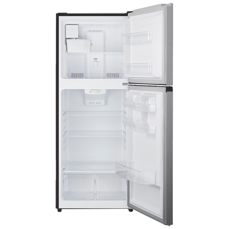 Summit 24 in. 10.1 cu. ft. Counter Depth Top Freezer Refrigerator with Ice Maker - Stainless Steel Look, , hires