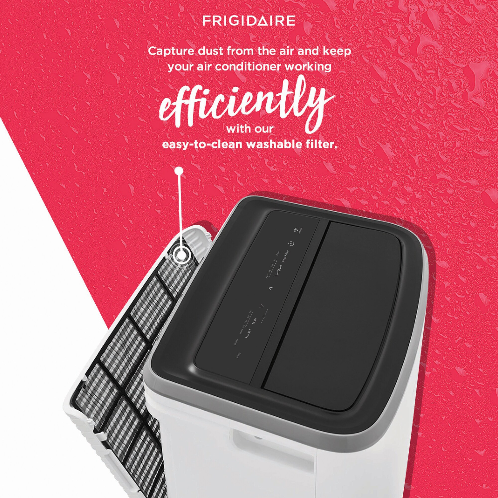 Frigidaire 12,000 BTU (8,000 BTU DOE) 115V Smart Portable Air Conditioner with 3 Fan Speeds, Sleep Mode & Remote Control - White, , hires