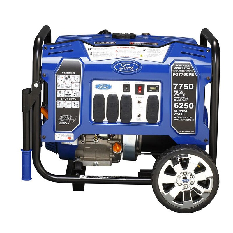 Ford 7,750 Watt DUAL FUEL 4 Cycle Propane and Gas Engine Generator, , hires
