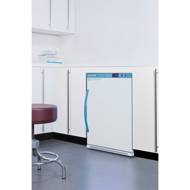 Summit AccuCold 24 in. 6.0 cu. ft. Undercounter Refrigerator - White, , hires