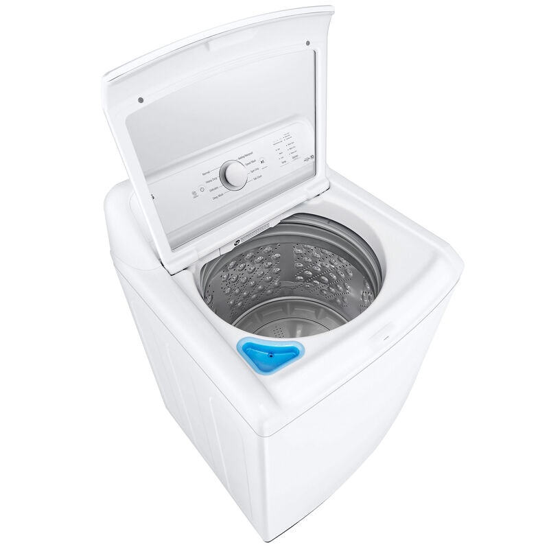 LG 27 in. 4.3 cu. ft. Top Load Washer with True Balance Anti-Vibration System & SlamProof Glass Lid - White, , hires