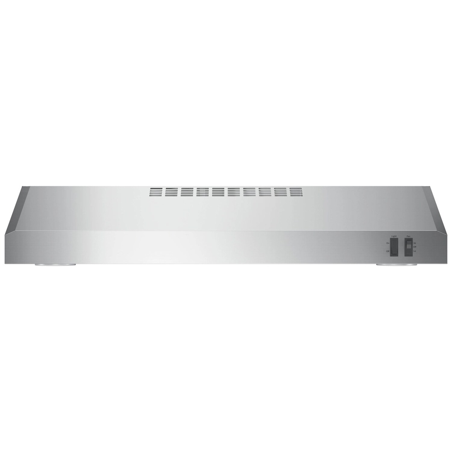GE 30 in. Convertible Standard Style Range Hood with 270 CFM, 2 Fan Speeds & 2 LED Lights - Stainless Steel, , hires