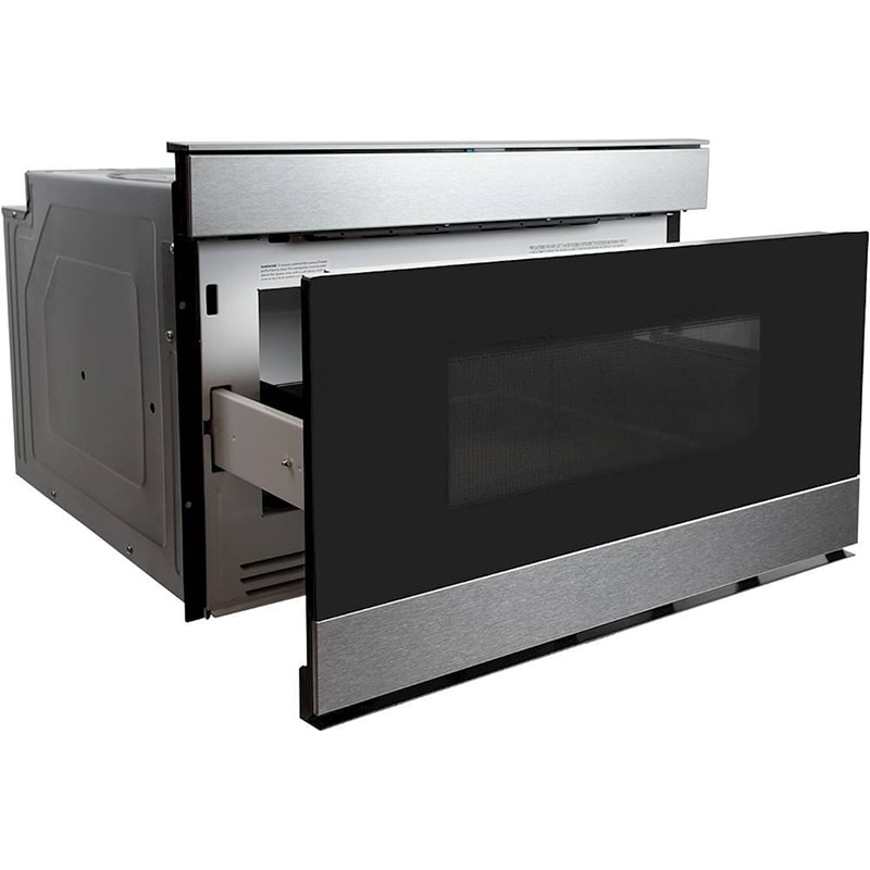 Sharp 24 in. 1.2 cu. ft. 950W Smart Drawer Microwave with Sensor Cooking - Stainless Steel, , hires