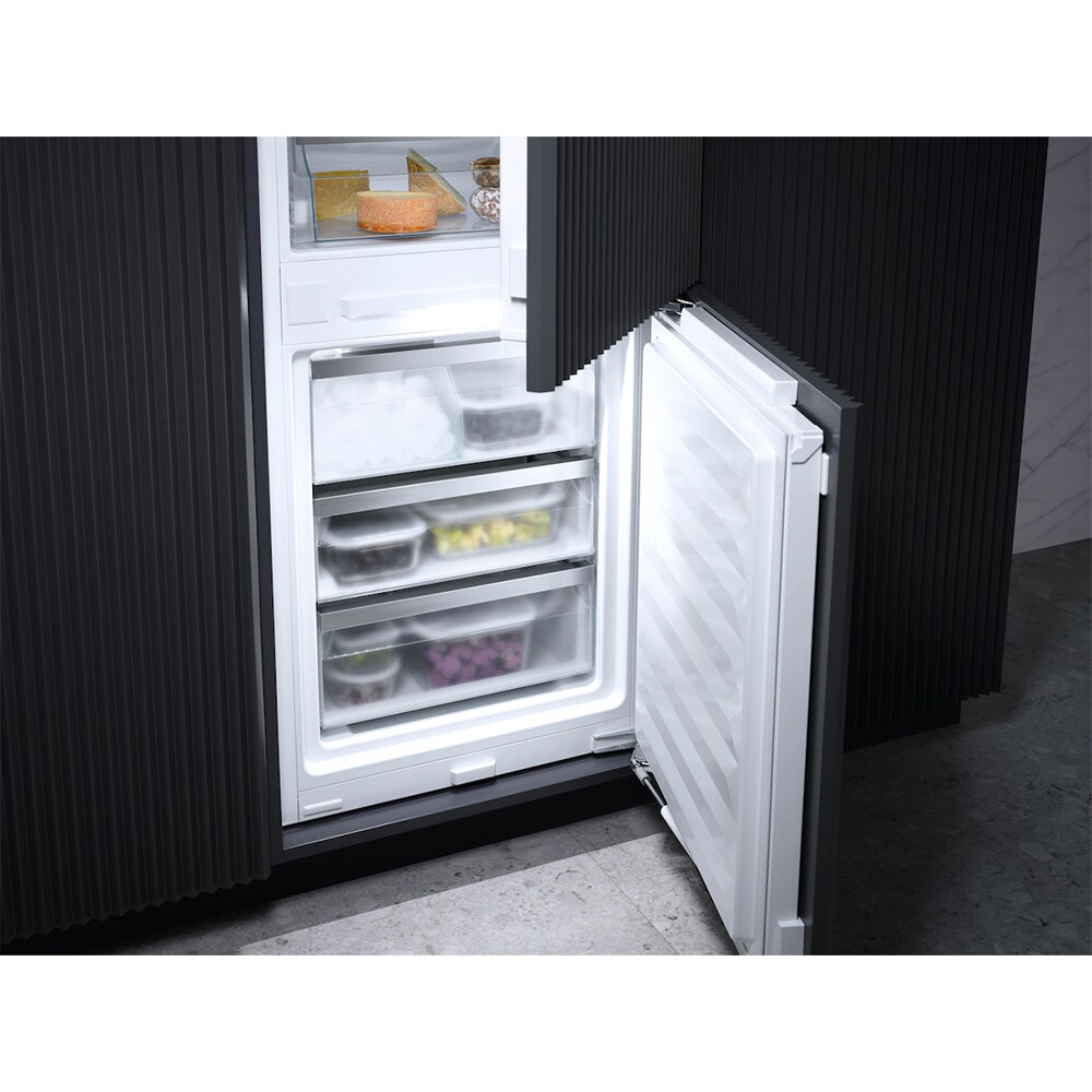 Miele 24 in. 8.7 cu. ft. Built-In Smart Counter Depth Bottom Freezer Refrigerator with Ice Maker - Stainless Steel, , hires