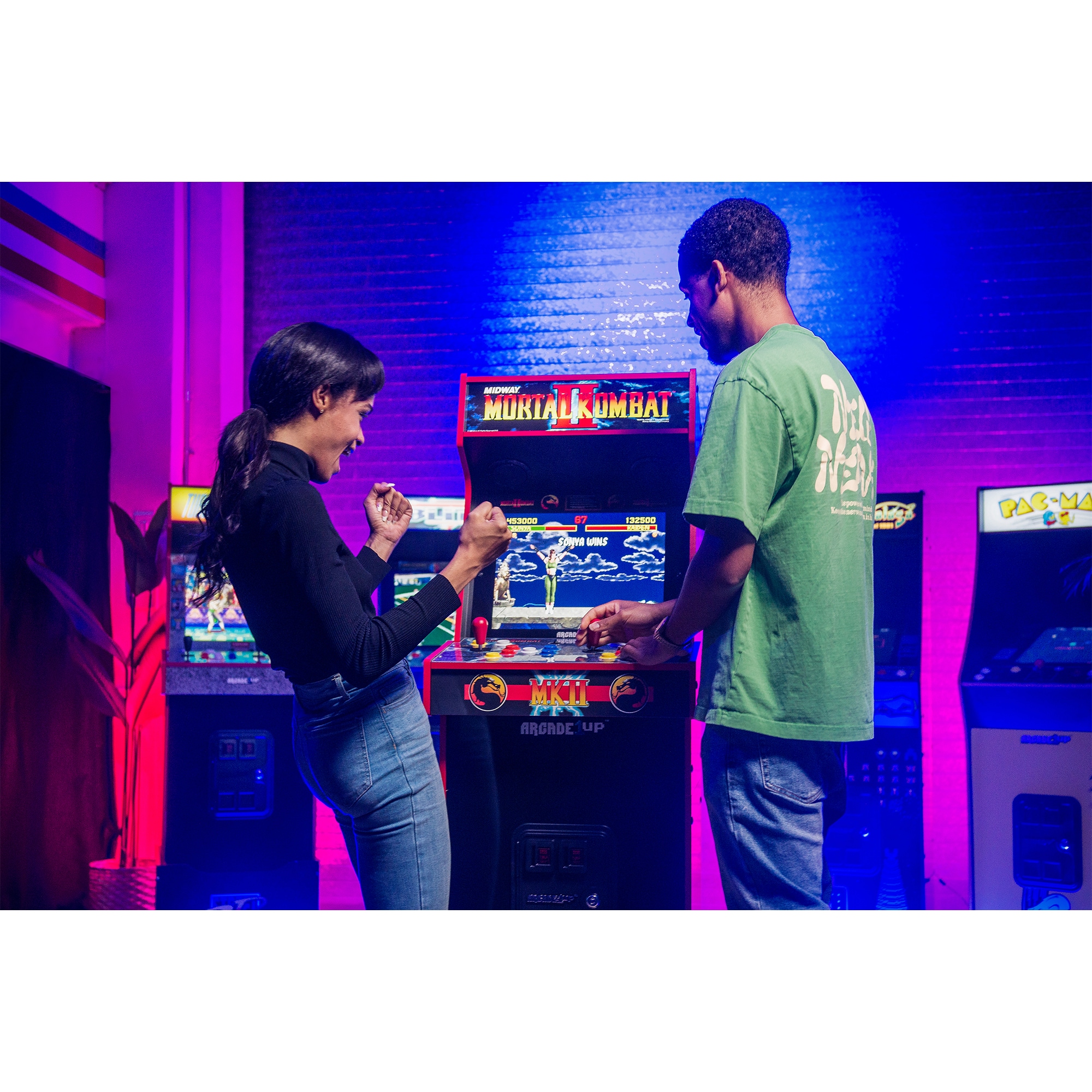 Arcade1up Mortal Kombat II Deluxe Arcade Game, , hires