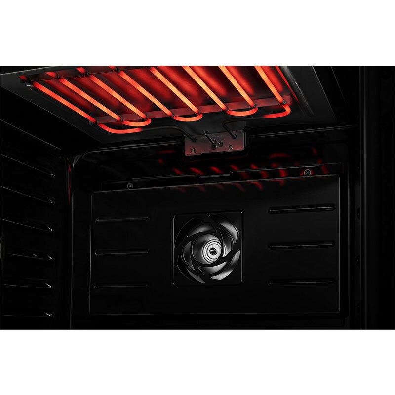 JennAir Noir 27 in. 5.7 cu. ft. Speed Electric Microwave/Wall Oven Combo with Standard Convection & Sensor Cooking - Floating Glass Black, , hires