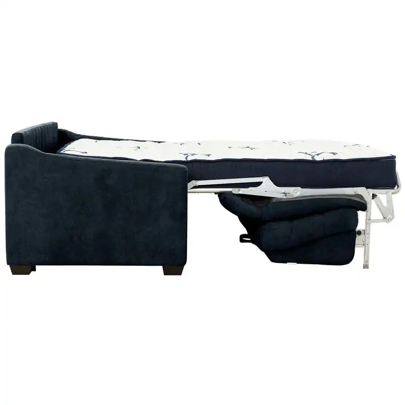 Stearns & Foster Vito Queen Sofa Bed - Charleston Ocean Blue, , hires