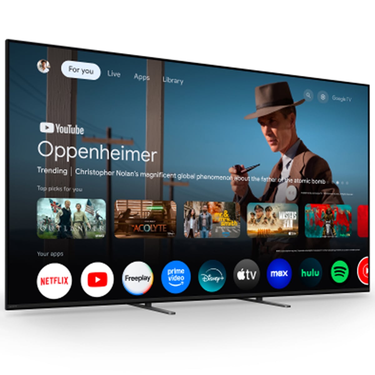 Sony - 55" Class Bravia 5 Series Mini LED 4K UHD Smart Google TV, , hires