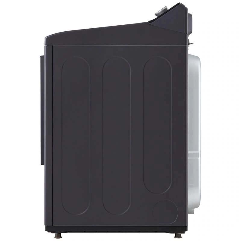 LG 27 in. 7.3 cu. ft. Smart Electric Dryer with EasyLoad Door & AI Sensor Dry - Matte Black, Matte Black, hires