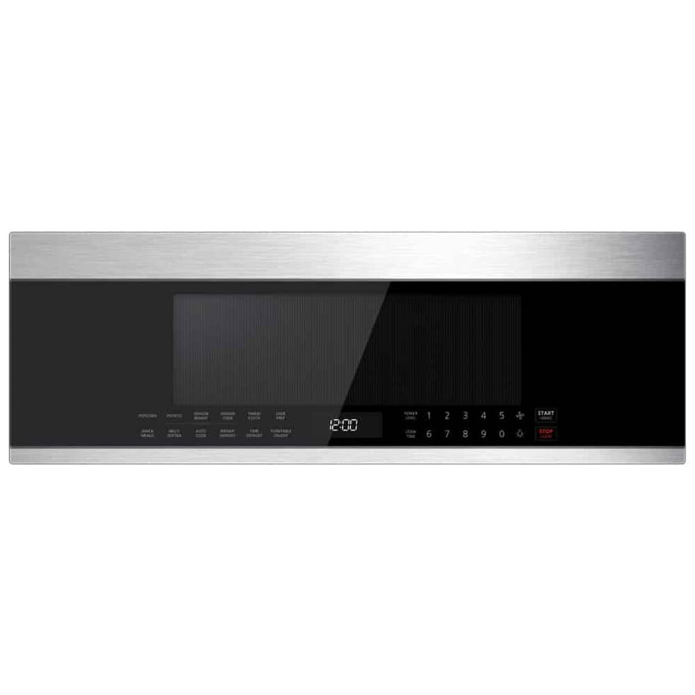 XO 30 in. 1.2 cu. ft. 1000W Low Profile Over-the-Range Microwave with 400 CFM & Sensor Cooking - Stainless Steel, , hires