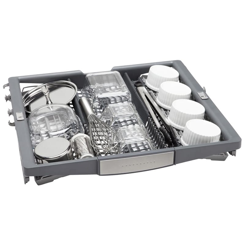 Bosch 800 Series 24 in. Top Control Smart Dishwasher with 42 dBa Sound Level, 3rd-Rack & CrystalDry - Custom Panel Ready, Custom Panel Required, hires