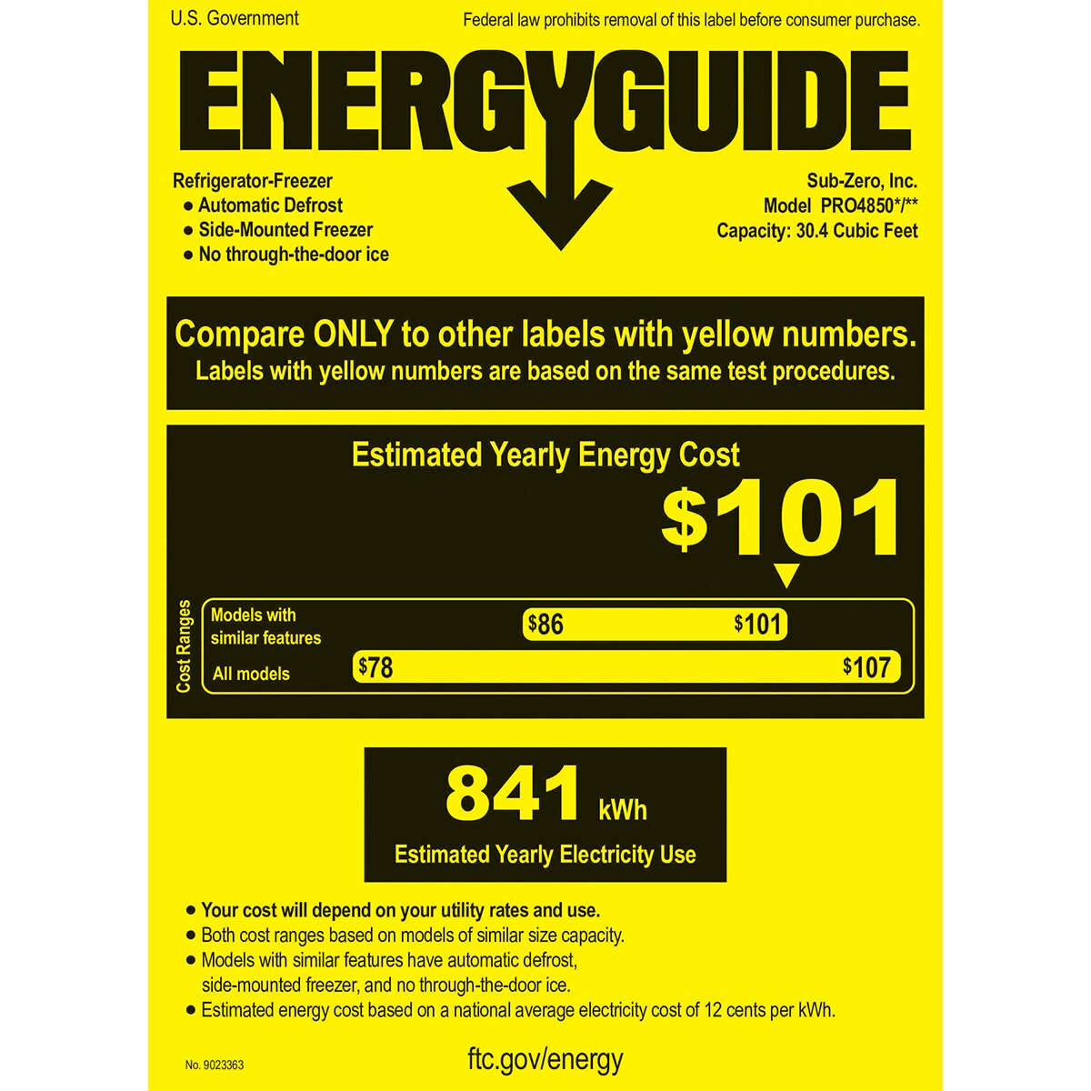 Sub-Zero Pro 48 in. 30.4 cu. ft. Built-In Smart Counter Depth 6-Door Side-by-Side Refrigerator with Glass Door & Ice Maker - Stainless Steel, , hires